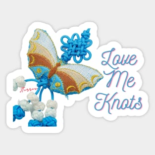 Butterfly Knots Sticker